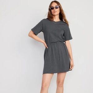 Old Navy waist - defined slub-knit mini dress